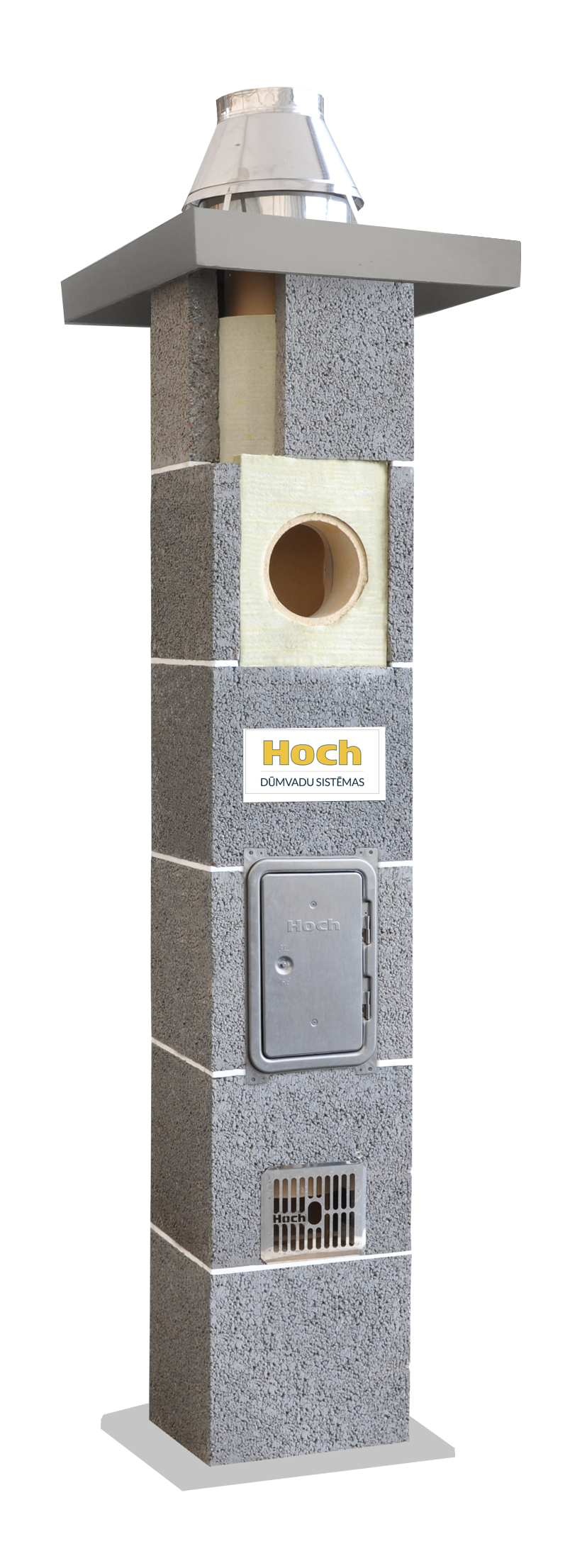 HOCH Keramiskais Dūmvads UNIVERSĀLS (ar ventilāciju)
